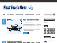 Tablet Screenshot of nextyearsgear.com